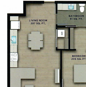1 Bedroom C